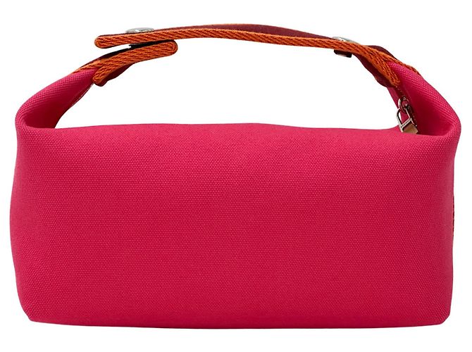 Hermès Hermes Pink Toile Officier Handtasche - Ansicht 2