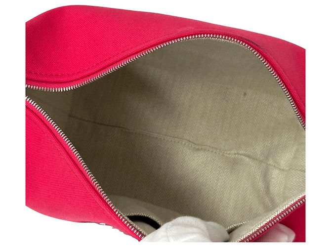Hermès Hermes Pink Toile Officier Handtasche - Ansicht 5