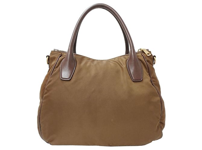 Prada Brown Nylon Handbag - view 2