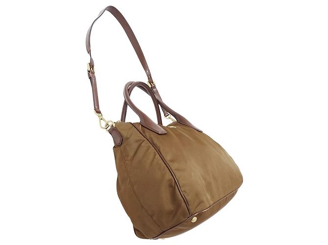 Prada Brown Nylon Handbag - view 5