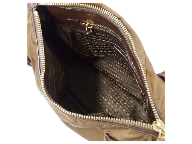 Prada Brown Nylon Handbag - view 7