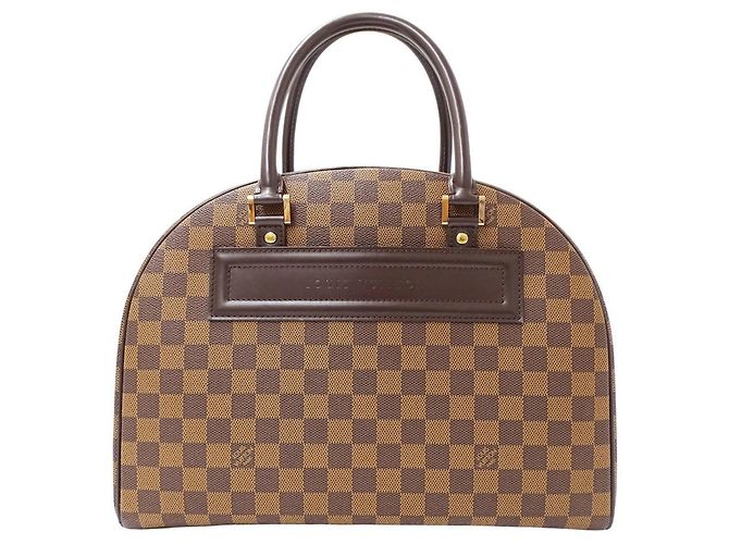 Borsa Mini Boston Louis Vuitton Damier Canvas Nolita Brown - vista 2