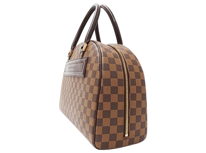 Borsa Mini Boston Louis Vuitton Damier Canvas Nolita Brown - vista 4