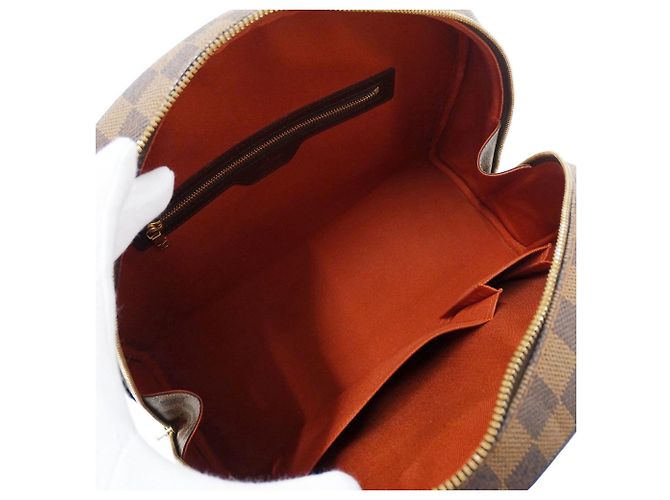 Borsa Mini Boston Louis Vuitton Damier Canvas Nolita Brown - vista 5