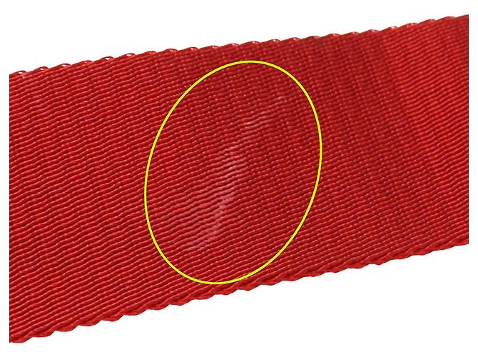 Borsa a mano Prada in nylon rosso - vista 15