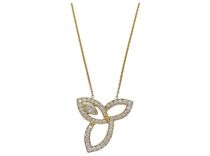 Collier Harry Winston en or jaune 18K - vue 2
