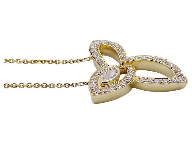 Collier Harry Winston en or jaune 18K - vue 3
