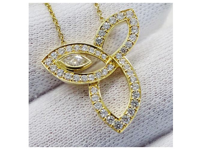 Collier Harry Winston en or jaune 18K - vue 6