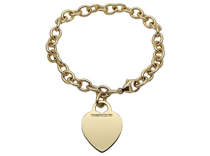 Autre Marque Bracciale con charm Tiffany & Co. in oro giallo 18K - vista 2