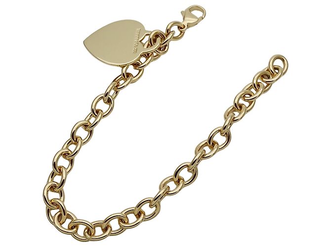 Autre Marque Bracciale con charm Tiffany & Co. in oro giallo 18K - vista 3