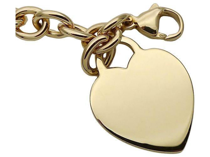 Autre Marque Bracciale con charm Tiffany & Co. in oro giallo 18K - vista 4