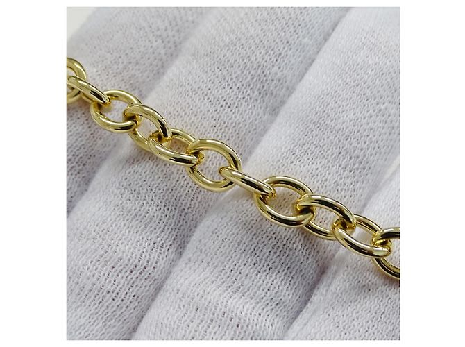 Autre Marque Bracciale con charm Tiffany & Co. in oro giallo 18K - vista 5