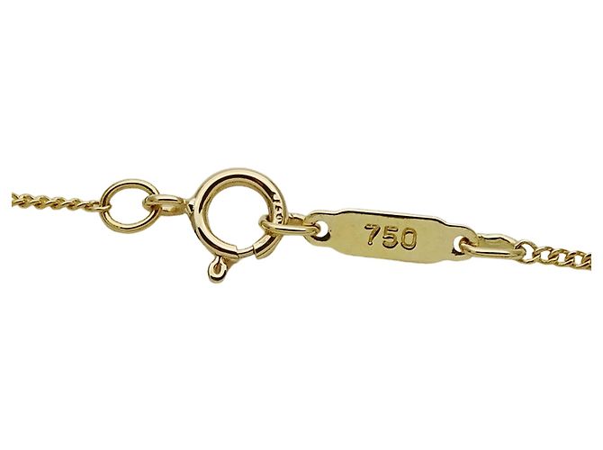 Autre Marque Tiffany & Co. Open Leaf Heart Halskette aus Gelbgold - Ansicht 5