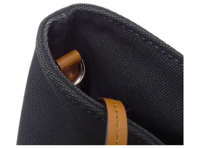 Tote Bolsa Prada em lona preta - vista 11