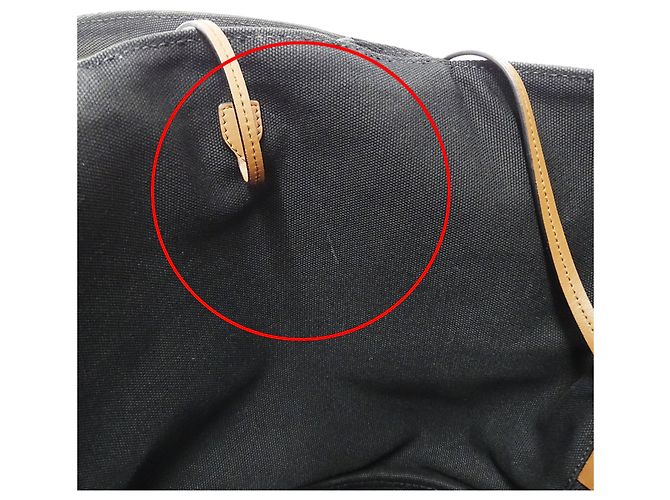 Tote Bolsa Prada em lona preta - vista 13
