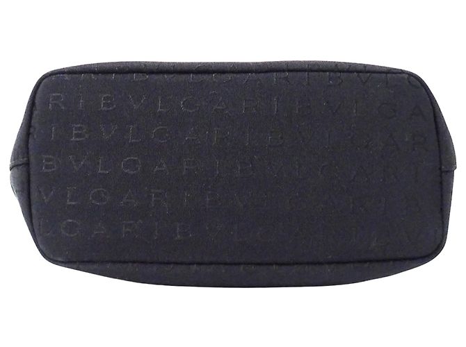 Bulgari Bolso Tote Bvlgari de lona negra - vista 3