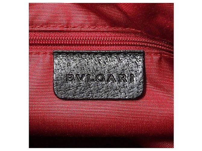 Bulgari Bolso Tote Bvlgari de lona negra - vista 6