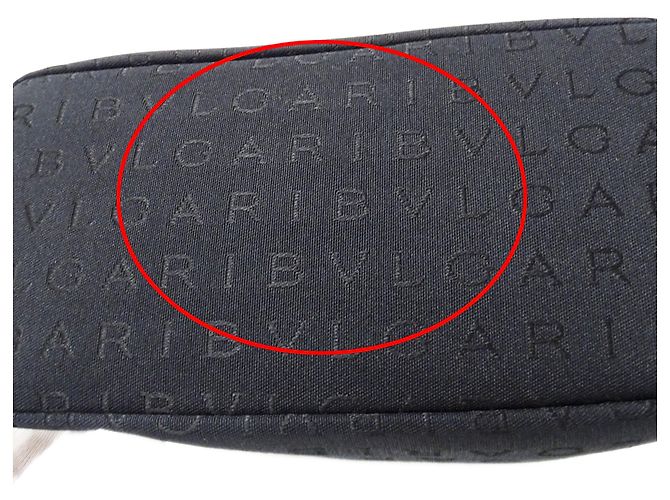 Bulgari Bolso Tote Bvlgari de lona negra - vista 9