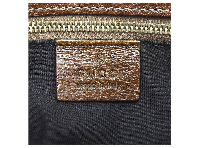 Borsa Gucci in tela GG Beige/Brown - vista 6