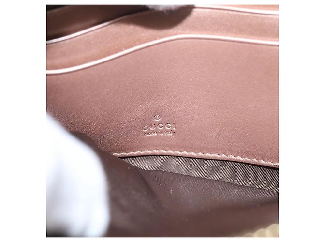 Pochette da polso Gucci Heart in pelle Guccissima - vista 6