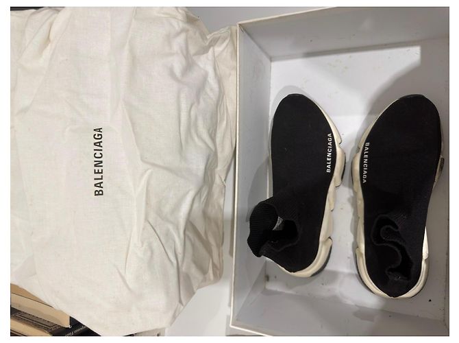 Balenciaga Speed Trainer Sneakers Nere - vista 7