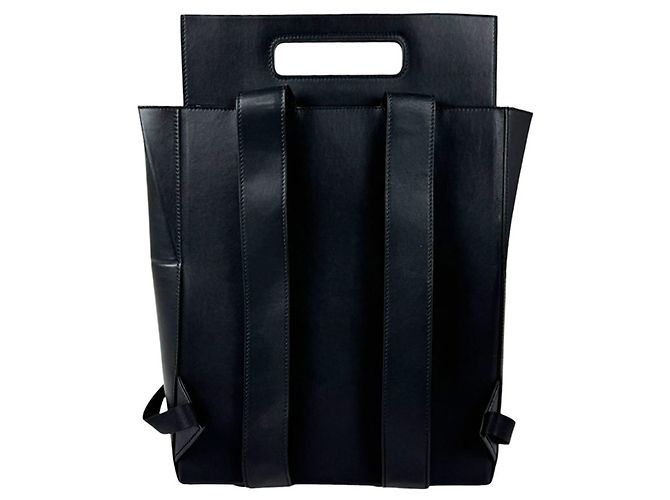 Zaino Fendi in pelle nera - vista 3