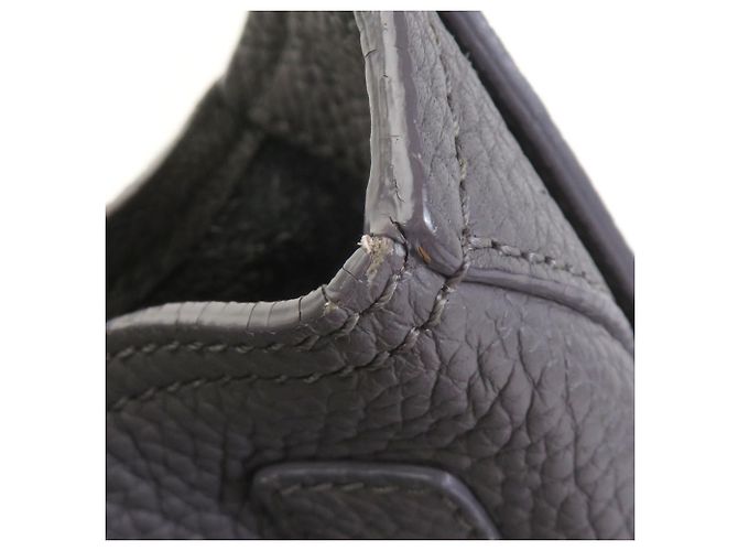 Gancini Borsa a tracolla in pelle grigia Salvatore Ferragamo - vista 10