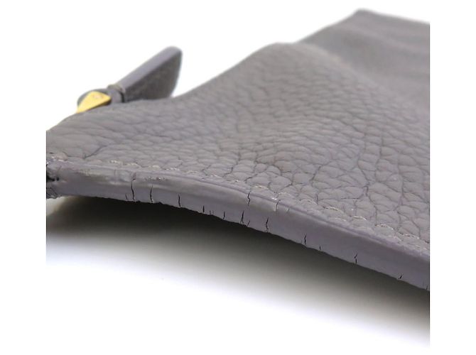 Gancini Borsa a tracolla in pelle grigia Salvatore Ferragamo - vista 12