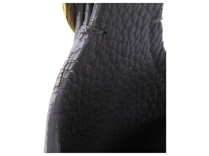 Gancini Borsa a tracolla in pelle grigia Salvatore Ferragamo - vista 9