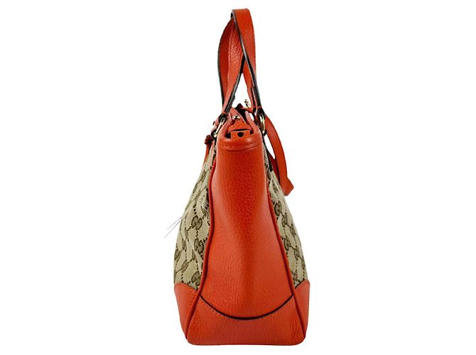 Borsa a mano Gucci in tela GG e pelle - vista 2
