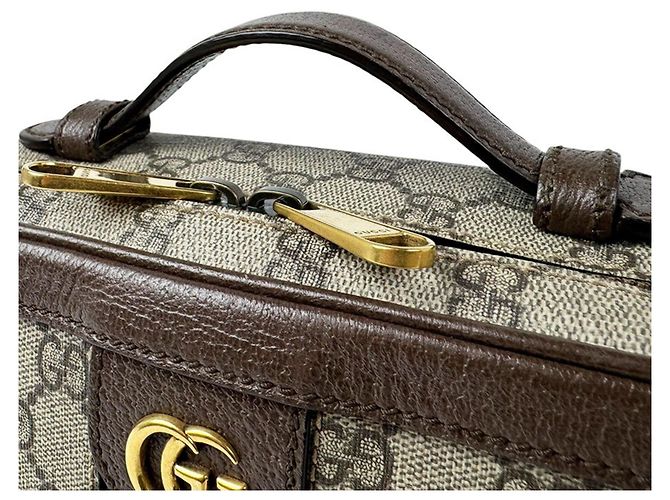 Borsa a tracolla Gucci Ophidia GG Supreme Canvas Leather - vista 11