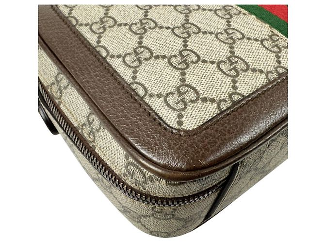 Borsa a tracolla Gucci Ophidia GG Supreme Canvas Leather - vista 9
