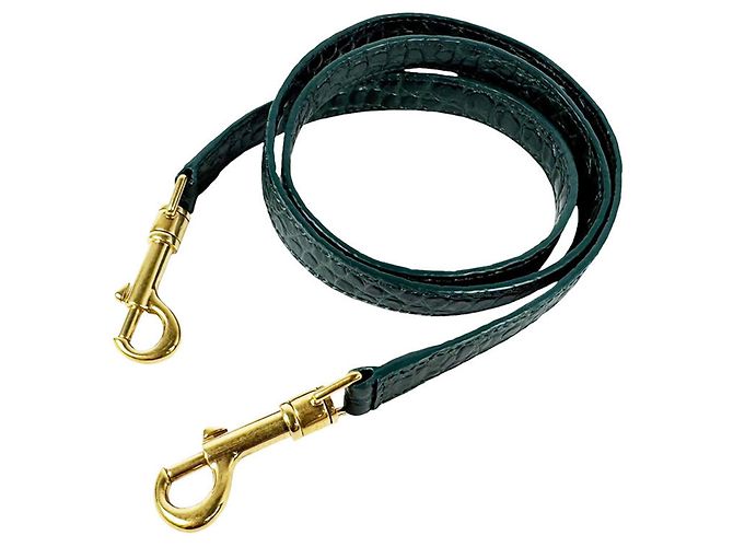 Céline Borsa a mano Celine in pelle goffrata verde - vista 11
