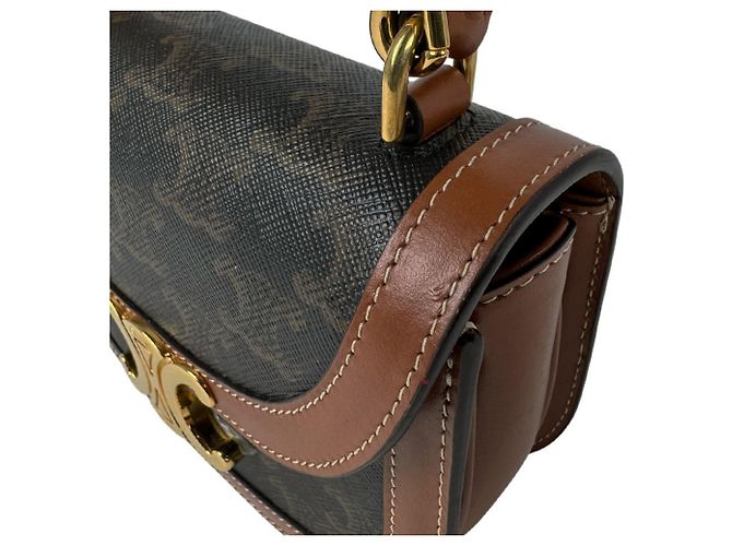Céline Borsa a tracolla Celine Triomphe Mini Buzas Claire - vista 6