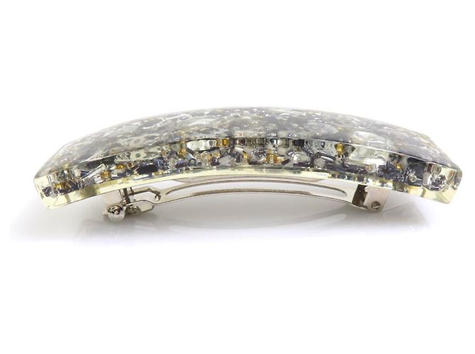 Chanel Navy und Silver Haarspange - Ansicht 3