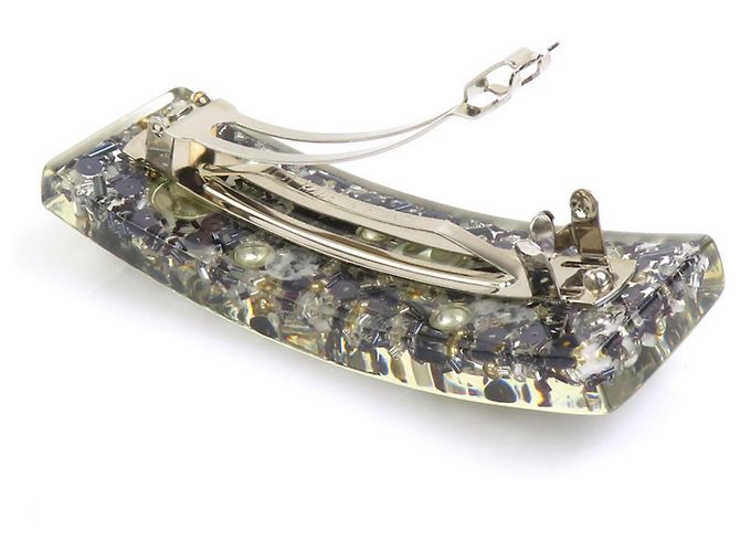 Chanel Navy und Silver Haarspange - Ansicht 6