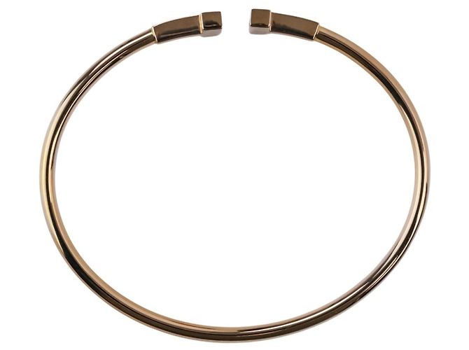 Autre Marque Bracciale a catena Tiffany T con diamante in oro 18K - vista 7