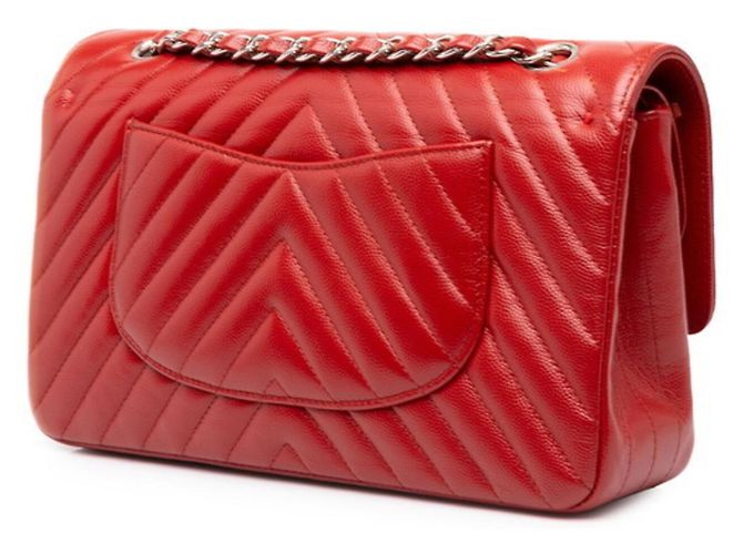 Bolso de hombro Chanel Coco Mark Matelassé Chevron Double Flap - vista 2