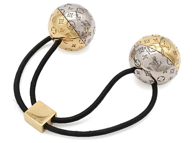 Élastique à cheveux Louis Vuitton Nano Monogram Scrunchie - vue 3