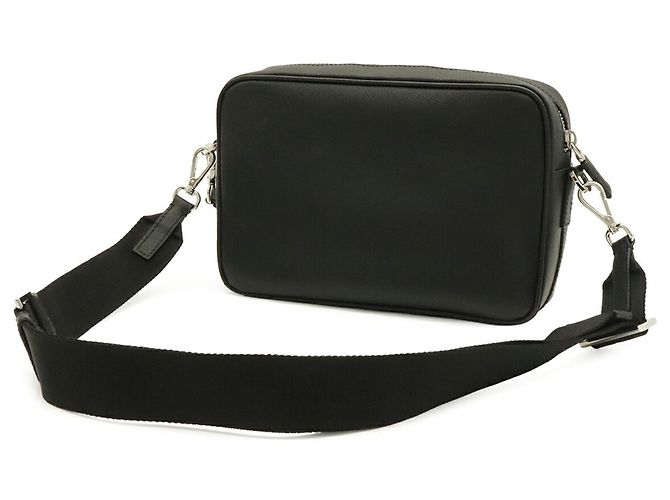 Saffiano Prada Brique Triangle Shoulder Bag - view 3