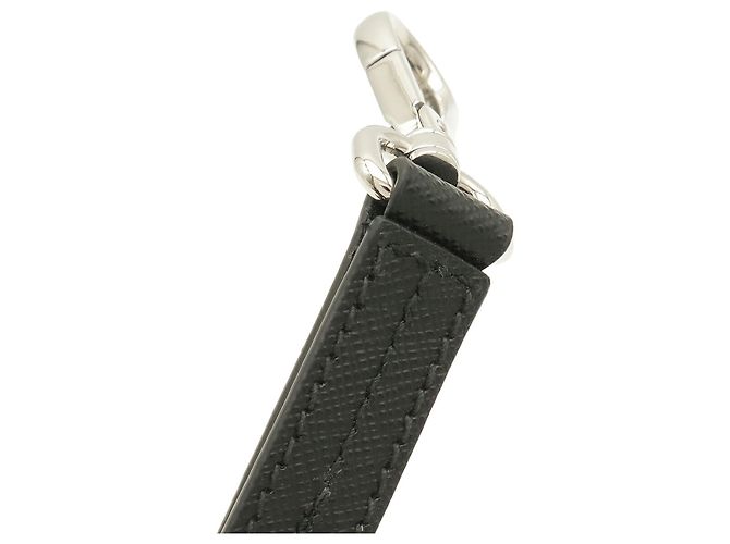 Saffiano Prada Brique Triangle Shoulder Bag - view 6