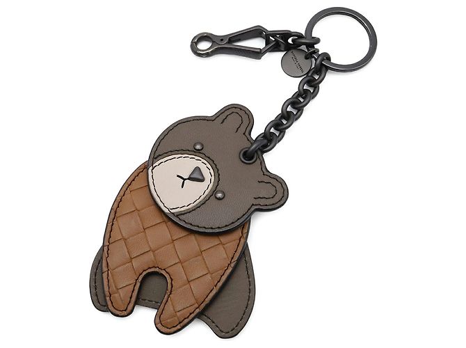 Portachiavi Orso Intrecciato Bottega Veneta - vista 2