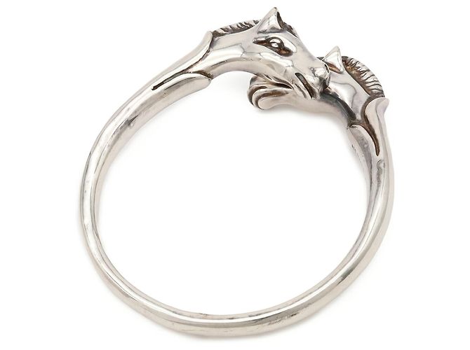Hermès Brazalete Rígido HERMES Cheval Horse - vista 2