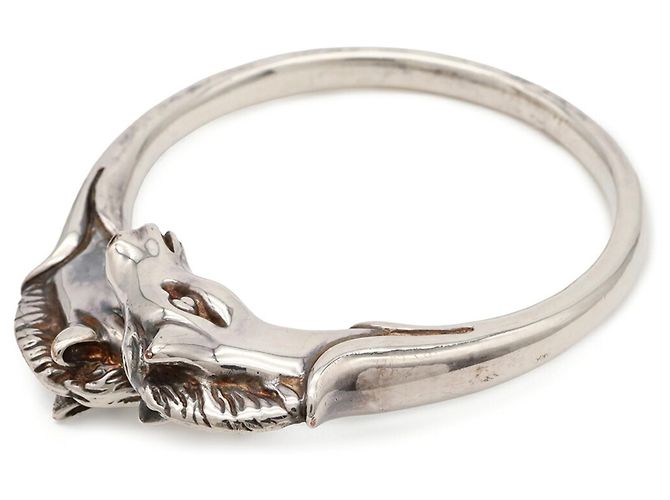 Hermès Brazalete Rígido HERMES Cheval Horse - vista 3