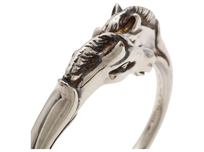 Hermès Brazalete Rígido HERMES Cheval Horse - vista 5
