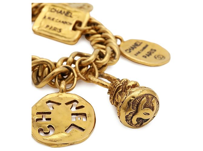 Pulsera con dije chapada en oro Chanel 31 Rue Cambon - vista 4