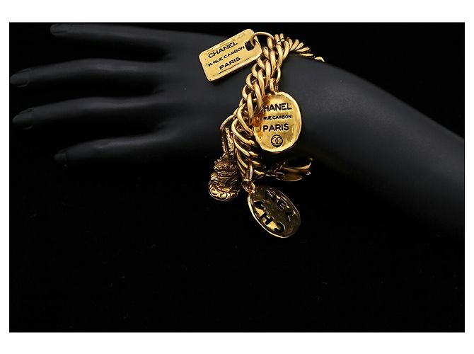 Pulsera con dije chapada en oro Chanel 31 Rue Cambon - vista 7
