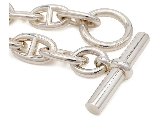 Hermès Pulseira de Berloques Hermes Chaine d'Ancre TGM Silver - vista 4