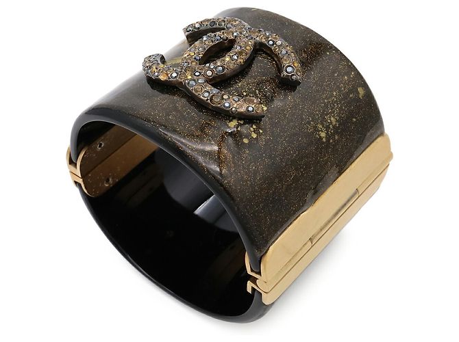 Bracciale rigido largo Chanel Coco Mark - vista 4