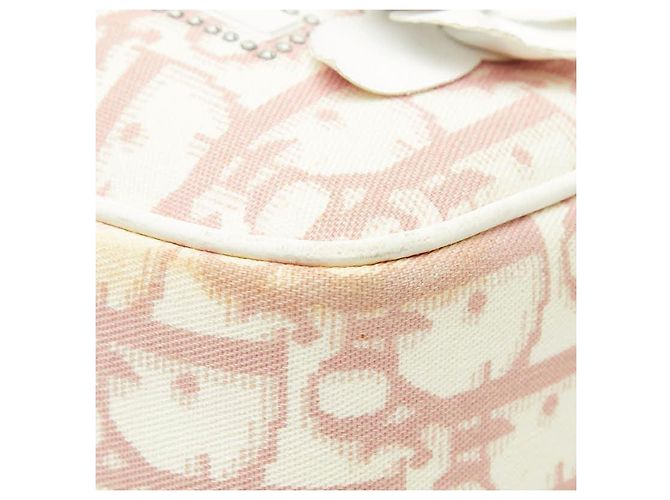 Christian Dior Borsa a tracolla Dior Trotter No.1 Flower Canvas - vista 4